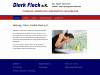 sanitaer-fleck.de Webseite Vorschau