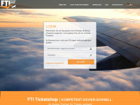 fti-ticketshop.de Webseite Vorschau