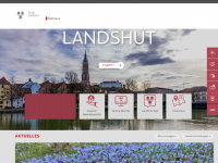landshut.de Webseite Vorschau