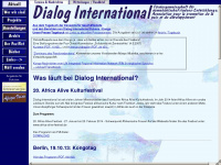 dialog-international.org Webseite Vorschau