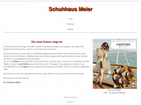 schuhhaus-meier.de Webseite Vorschau