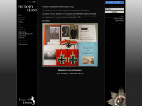 history-shop.de Webseite Vorschau