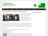 esperanto-chicago.org Webseite Vorschau