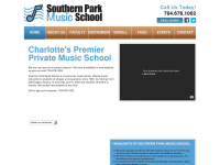 southernparkmusicschool.com Webseite Vorschau