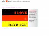fonts4ever.com Webseite Vorschau