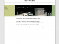 meroverleih.de Webseite Vorschau