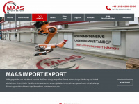 maas-import-export.de Webseite Vorschau