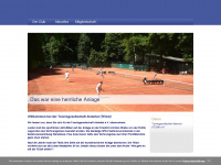 tega-tennis.de Webseite Vorschau
