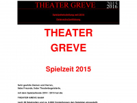 theatergreve.de Webseite Vorschau