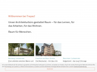 trapez-architektur.de Webseite Vorschau