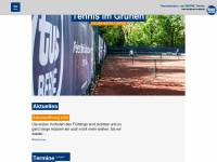 tusberne-tennis.de Webseite Vorschau