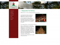 singingxmastree.de Webseite Vorschau