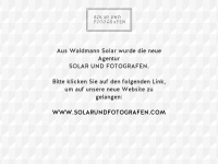 waldmannsolar.com Webseite Vorschau