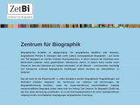 zentrum-fuer-biographik.de Webseite Vorschau