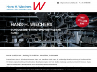 wiechers-metallbau.de Webseite Vorschau
