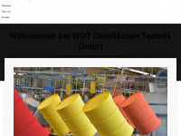 wot-pulvertechnik.de Webseite Vorschau