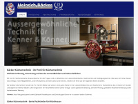 baecker-kuechentechnik.de Webseite Vorschau