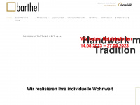 barthel-raumausstattung.de Webseite Vorschau
