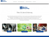 becker-recycling.de Webseite Vorschau