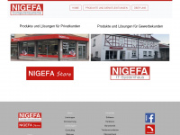 nigefa.de Webseite Vorschau