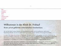 klinik-dr-fruehauf.de Webseite Vorschau