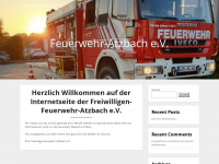 feuerwehr-atzbach.de Webseite Vorschau