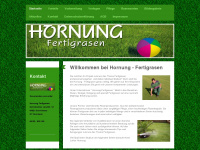 hornung-fertigrasen.de Webseite Vorschau