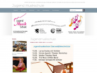 jugendmusikschule-ev.de Webseite Vorschau