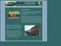 keim-entsorgung.de Webseite Vorschau