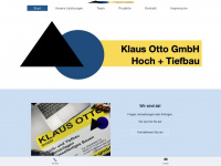 klaus-otto-gmbh.de Webseite Vorschau
