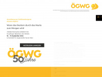 oegwg.at Webseite Vorschau