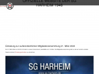 sg-harheim.de Webseite Vorschau