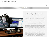 cadence-unplugged.com Webseite Vorschau