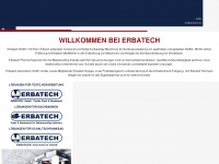 erbatech.com Webseite Vorschau