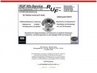ruf-kfz-service.de Webseite Vorschau