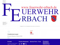 feuerwehr-erbach.de Webseite Vorschau