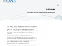 drsonix.de Webseite Vorschau