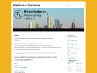 roedelheimer-vereinsring.de Webseite Vorschau