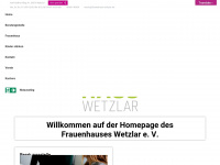 frauenhaus-wetzlar.de Webseite Vorschau