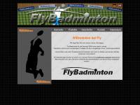 fly-badminton.de Webseite Vorschau