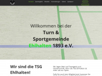 tsg-ehlhalten.de Webseite Vorschau