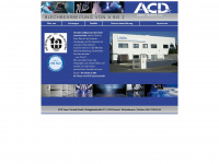 acd-laser.de Webseite Vorschau