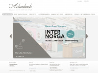 achenbach.com Webseite Vorschau