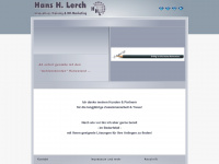 hans-lerch.de Webseite Vorschau