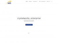 crystalworks.de Webseite Vorschau