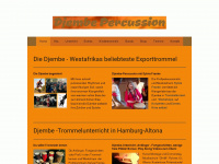 djembe-percussion.de Webseite Vorschau
