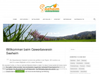 gewerbeverein-seeheim.de Webseite Vorschau