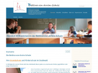 bettina-von-arnim-schule.de Webseite Vorschau