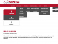 ahlheim-landmaschinen.de Webseite Vorschau