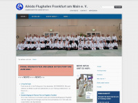 aikido-flughafen.de Webseite Vorschau